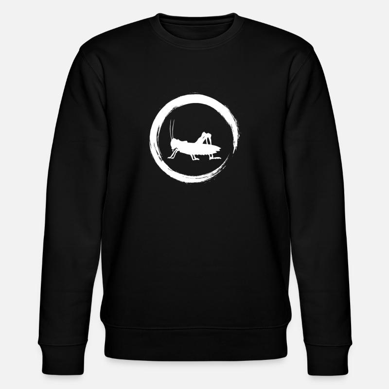 grasshopper - Stanley/Stella Unisex Bio-Sweatshirt CHANGER  - Schwarz