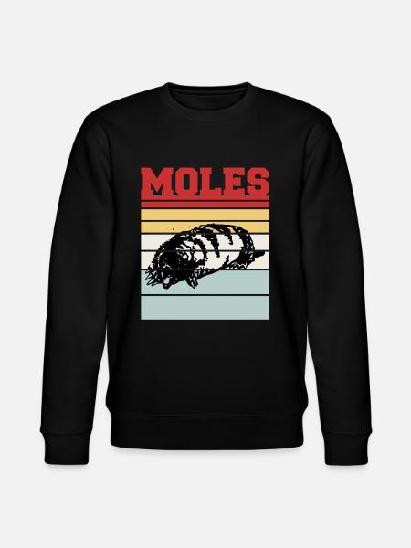 MOLES - Stanley/Stella CHANGER Unisex Organic Sweatshirt - black