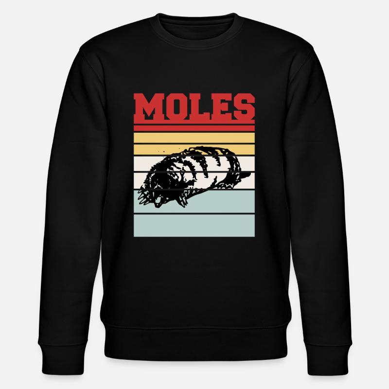MOLES - Stanley/Stella Unisex Bio-Sweatshirt CHANGER  - Schwarz