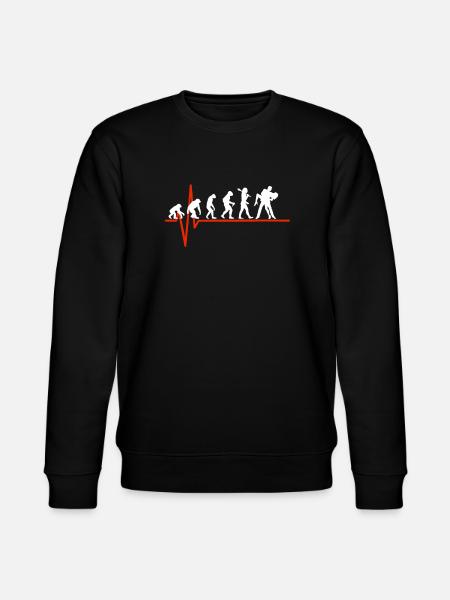Tango Heartbeat - EVOLUTION OF TANGO - Stanley/Stella CHANGER Unisex Organic Sweatshirt - black