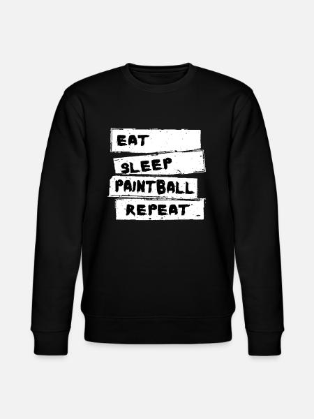 Paintball - paintball tee - Stanley/Stella CHANGER Unisex Organic Sweatshirt - black