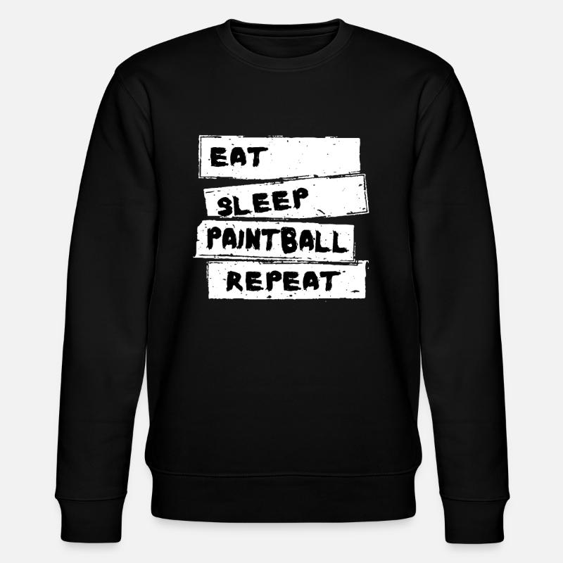 Paintball - paintball tee - Stanley/Stella CHANGER Unisex Organic Sweatshirt - black