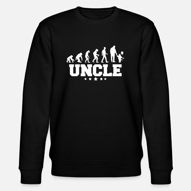 évolution de l'oncle - Sweat bio CHANGER Stanley/Stella Unisexe - noir