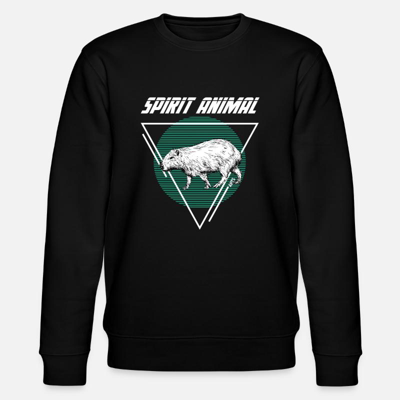 Capybara - Stanley/Stella CHANGER Unisex Organic Sweatshirt - black
