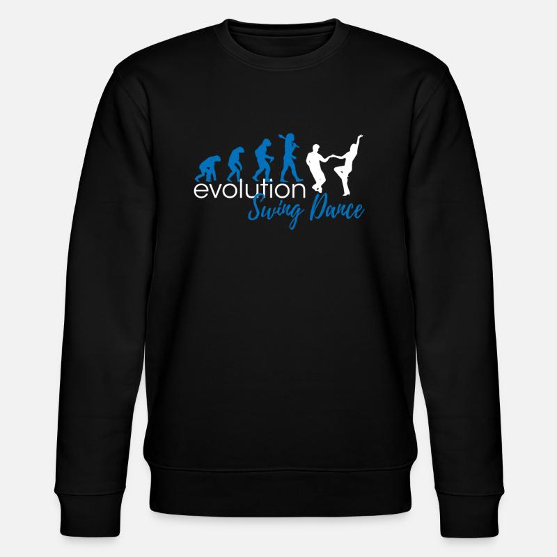 Swing dance evolution - Stanley/Stella CHANGER Unisex Organic Sweatshirt - black