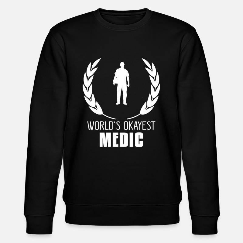 medic - Stanley/Stella Unisex Bio-Sweatshirt CHANGER  - Schwarz