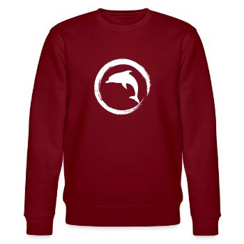 dolphin - Stanley/Stella Unisex Bio-Sweatshirt CHANGER  - Burgunderrot - Vorne - Nik (191cm) & Marisol (170cm)
