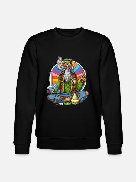 Hippie Stoner - Stanley/Stella CHANGER Unisex Organic Sweatshirt - black