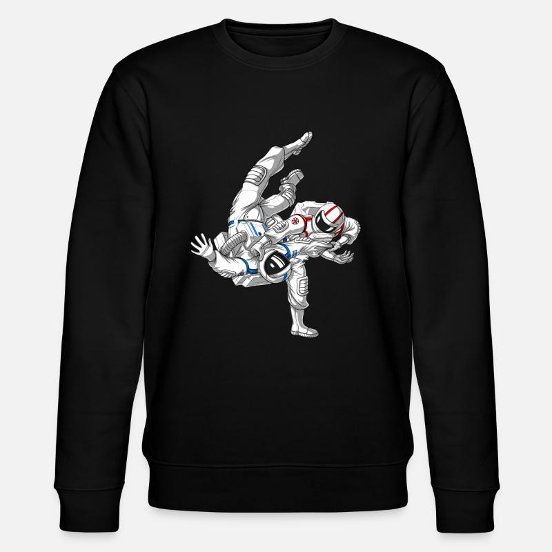 Jiu Jitsu Astronaut - Stanley/Stella Unisex Bio-Sweatshirt CHANGER  - Schwarz