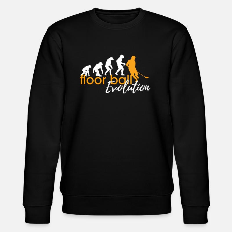 FLOORBALL EVOLUTION - Stanley/Stella Unisex Bio-Sweatshirt CHANGER  - Schwarz