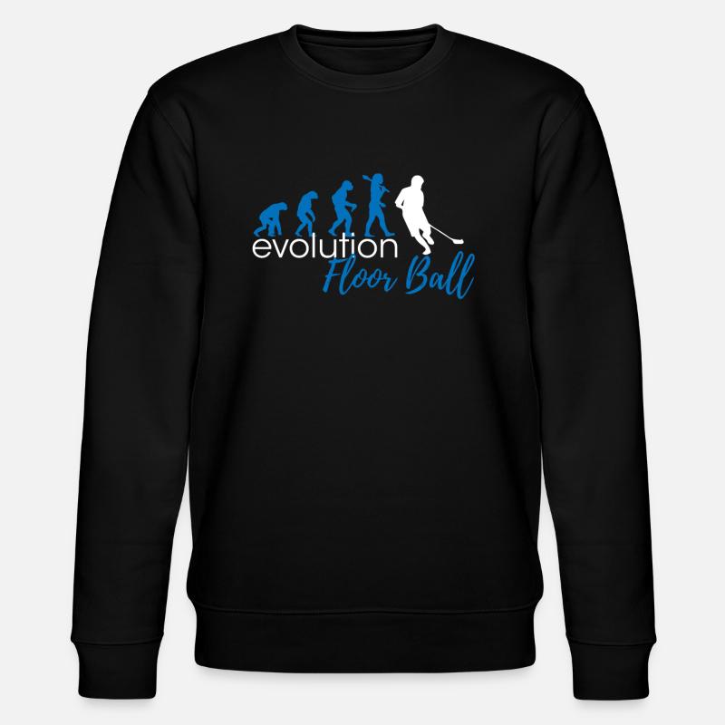 FloorBall Evolution - Sweat bio CHANGER Stanley/Stella Unisexe - noir