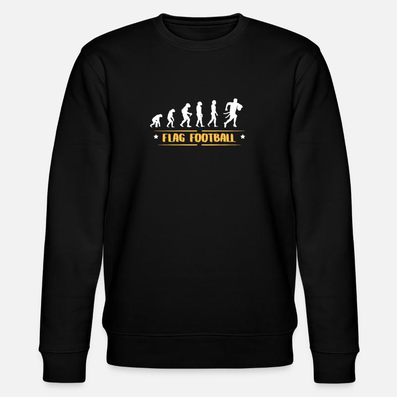EVOLUTION FLAG FOOTBALL - Stanley/Stella Unisex Bio-Sweatshirt CHANGER  - Schwarz