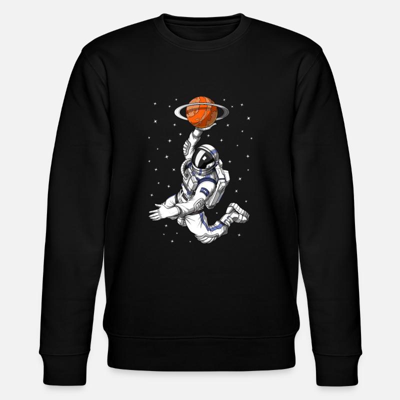Joueur de basket- astronaute - Sweat bio CHANGER Stanley/Stella Unisexe - noir