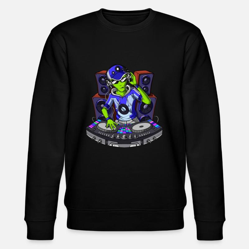 DJ extraterrestre de l'espace - Sweat bio CHANGER Stanley/Stella Unisexe - noir