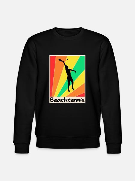 Beach tennis poster Tenis Playa - Stanley/Stella CHANGER Unisex Organic Sweatshirt - black