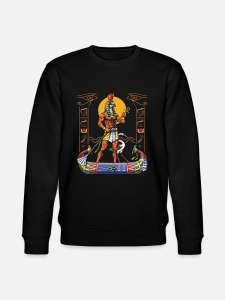 Egyptian God Ra - Stanley/Stella CHANGER Unisex Organic Sweatshirt - black