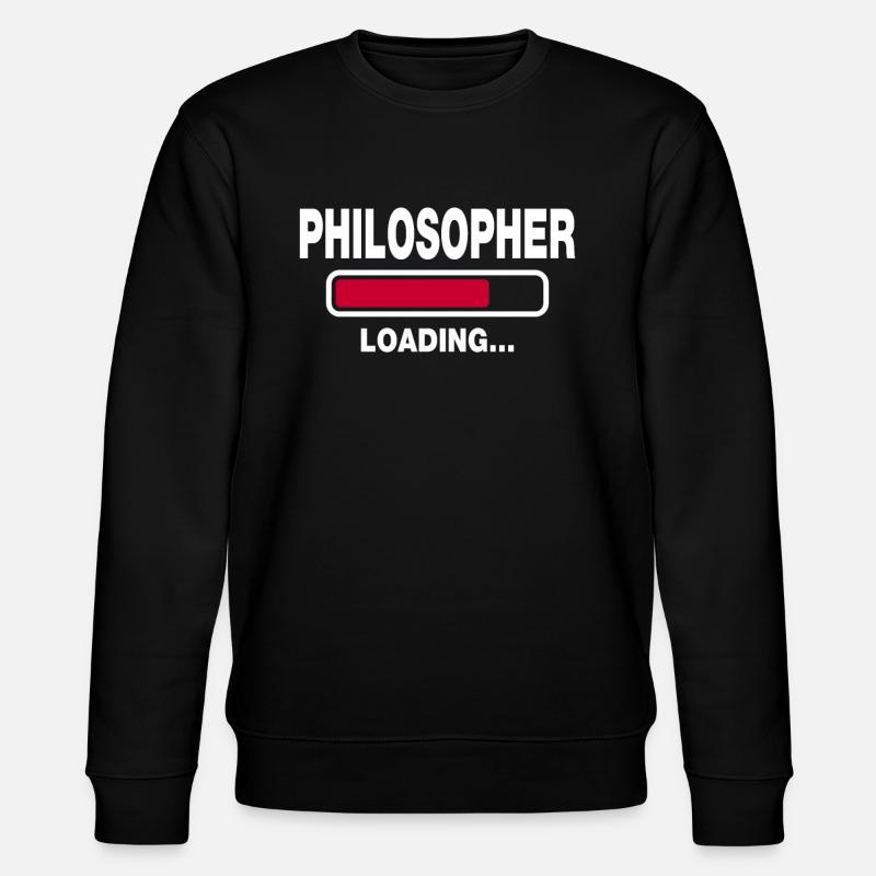 Philosopher - Stanley/Stella Unisex Bio-Sweatshirt CHANGER  - Schwarz