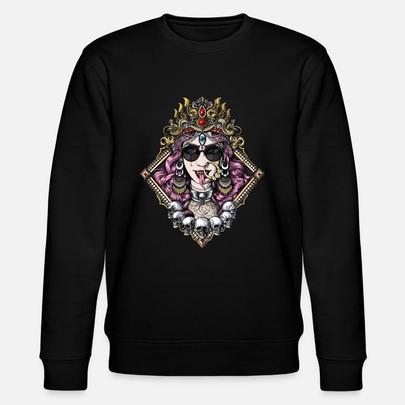 Déesse hindoue gothique Kali - Sweat bio CHANGER Stanley/Stella Unisexe - noir