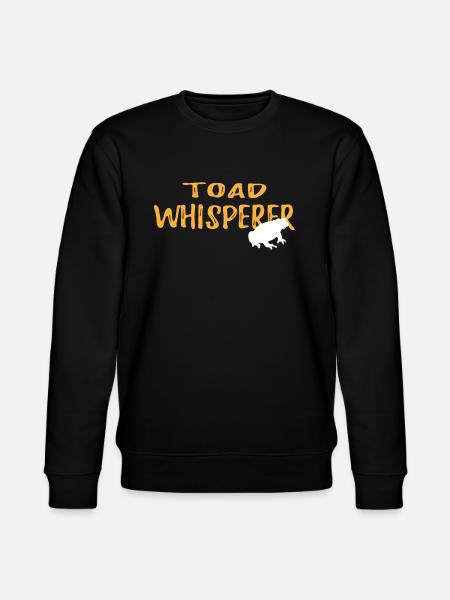 Toad Whisperer Graphic Shirt - Stanley/Stella CHANGER Unisex Organic Sweatshirt - black