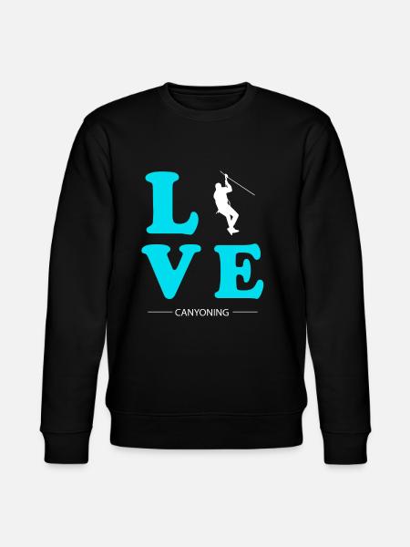CANYONING LOVE - Stanley/Stella CHANGER Unisex Organic Sweatshirt - black