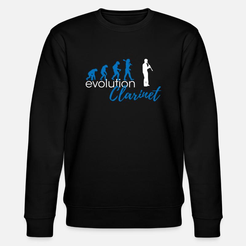 Clarinet Evolution - Stanley/Stella CHANGER Unisex Organic Sweatshirt - black