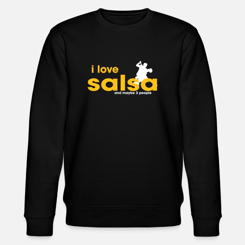 J’adore la salsa - Sweat bio CHANGER Stanley/Stella Unisexe - noir