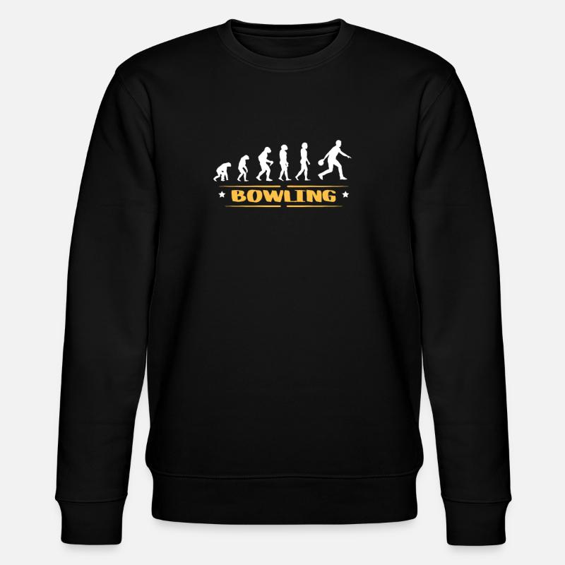 EVOLUTION BOWLING - Stanley/Stella Unisex Bio-Sweatshirt CHANGER  - Schwarz