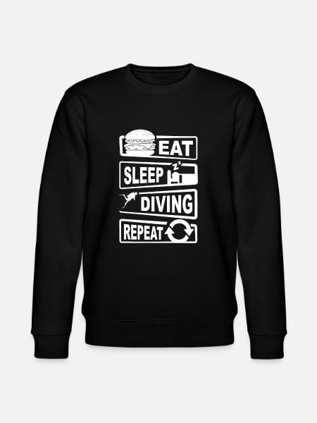 Diving Shirt For Men - Stanley/Stella CHANGER Unisex Organic Sweatshirt - black