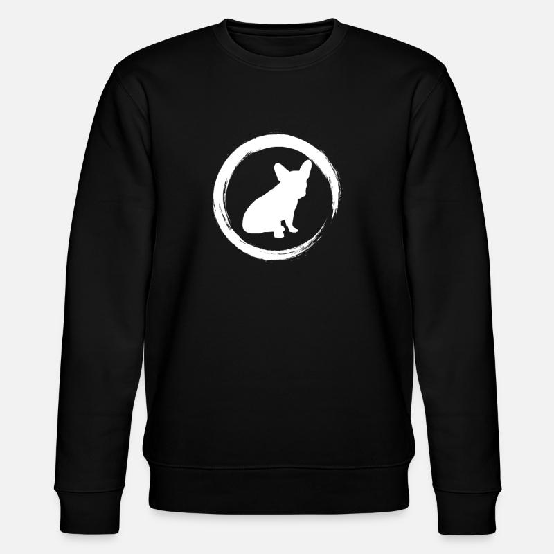 français bouledogue - Sweat bio CHANGER Stanley/Stella Unisexe - noir