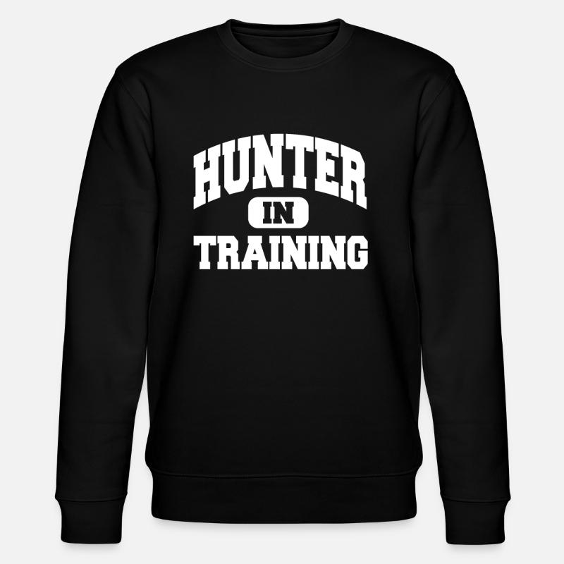 Hunter In Training - Stanley/Stella Unisex Bio-Sweatshirt CHANGER  - Schwarz