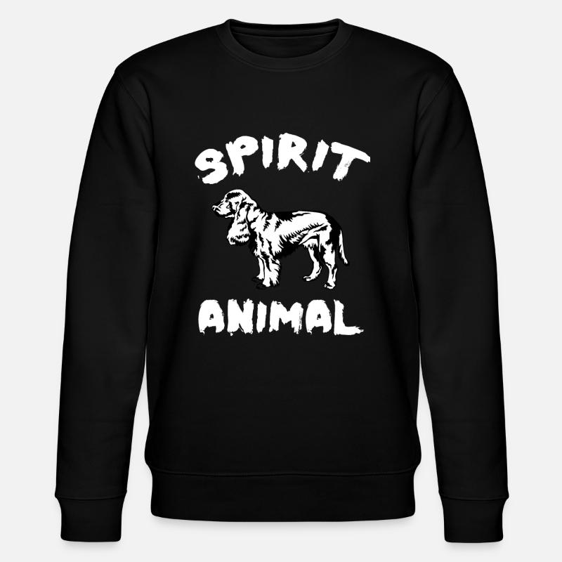 SPANIEL - Stanley/Stella Unisex Bio-Sweatshirt CHANGER  - Schwarz