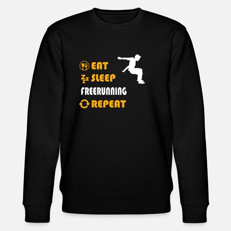 T-shirt graphique Freerunning - Sweat bio CHANGER Stanley/Stella Unisexe - noir