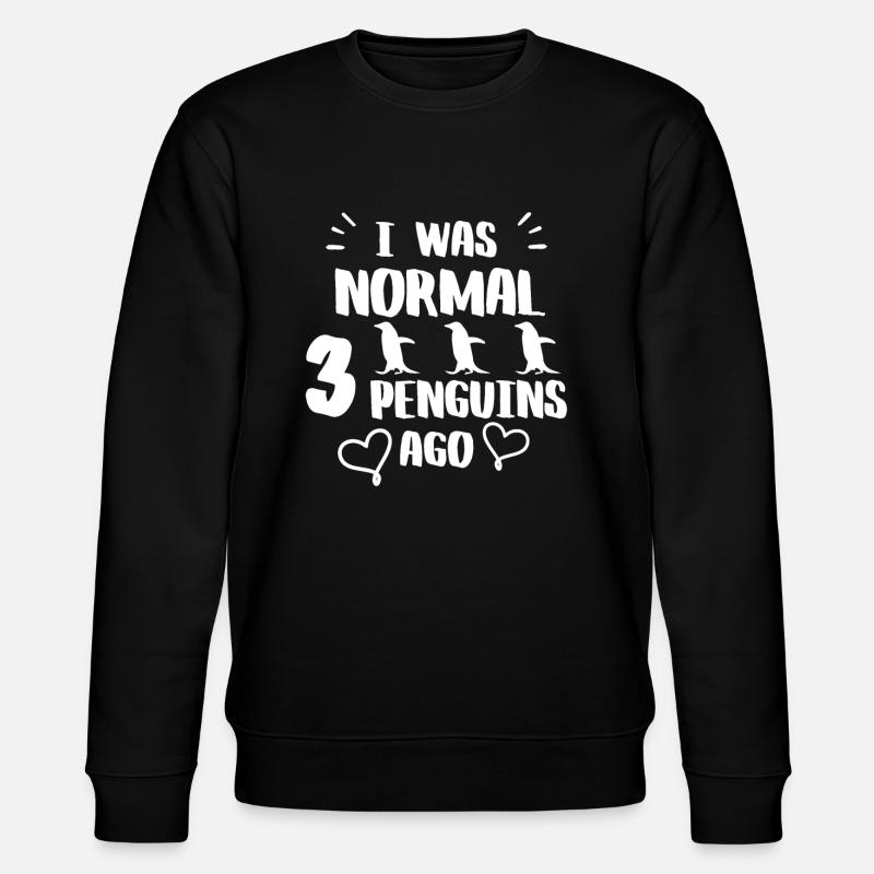T-shirt Cool Penguin - Sweat bio CHANGER Stanley/Stella Unisexe - noir