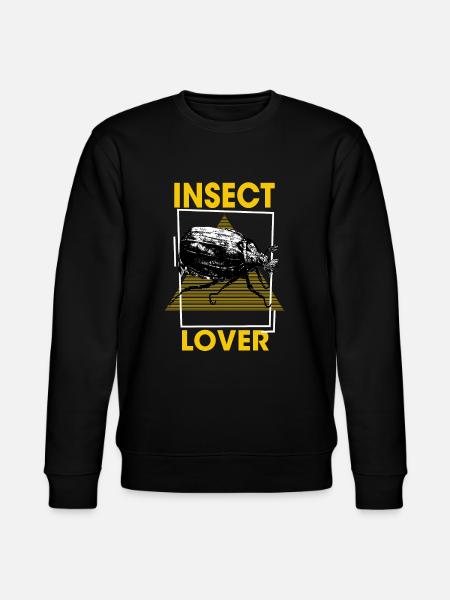 Insekt elsker - Insekt , Inseto, Insekt - Stanley/Stella økologisk unisex-sweatshirt CHANGER  - sort