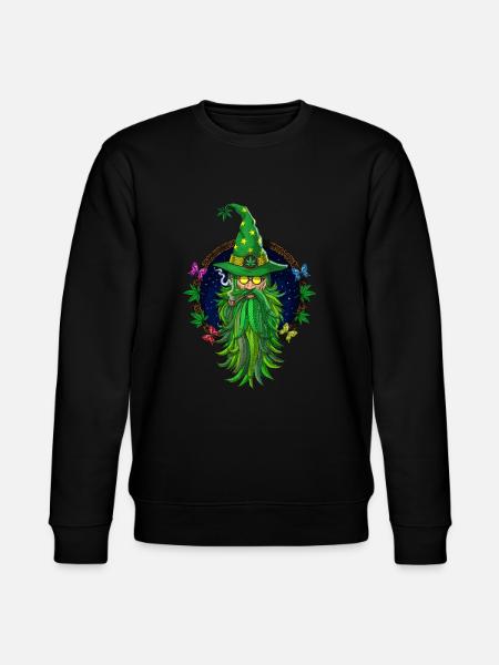 Weed Wizard Kiffer - Stanley/Stella Unisex Bio-Sweatshirt CHANGER  - Schwarz