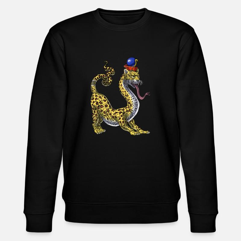 Ancient Egyptian Mythology Serpopard - Stanley/Stella CHANGER Unisex Organic Sweatshirt - black
