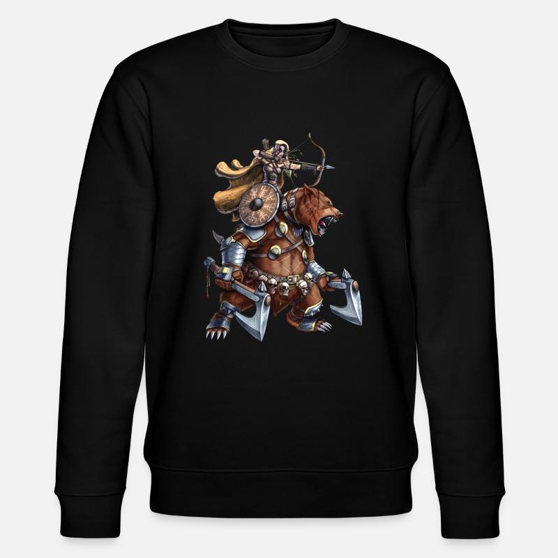 Guerrier viking nordique - Sweat bio CHANGER Stanley/Stella Unisexe - noir