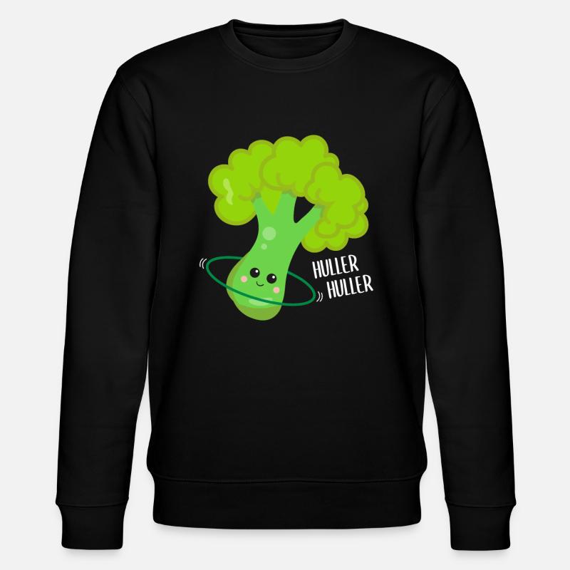 Kawaii Brocoli Hulahooping Cadeau - Sweat bio CHANGER Stanley/Stella Unisexe - noir