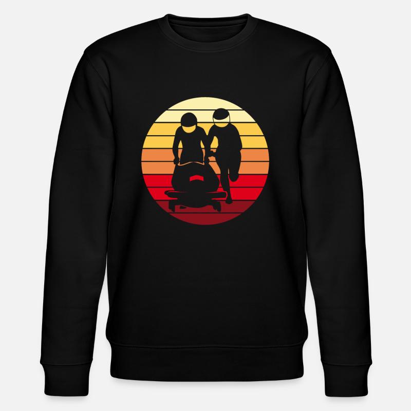 Bobsleigh Bobsleigh Retro Cadeau - Sweat bio CHANGER Stanley/Stella Unisexe - noir