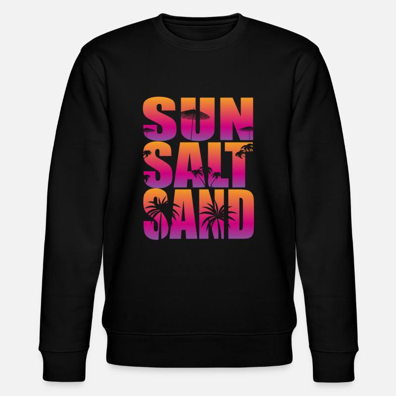 Sel de soleil Sable - Sweat bio CHANGER Stanley/Stella Unisexe - noir