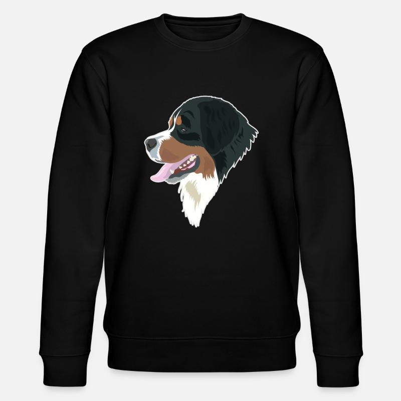 Bernese Mountain Dog Elegance - Stanley/Stella CHANGER Unisex Organic Sweatshirt - black