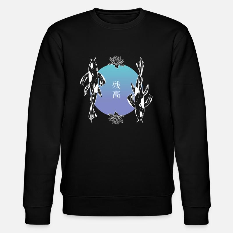 Koi Duo Harmonia Feng Shui Zen - Ekologiczna bluza unisex Stanley/Stella CHANGER - czarny