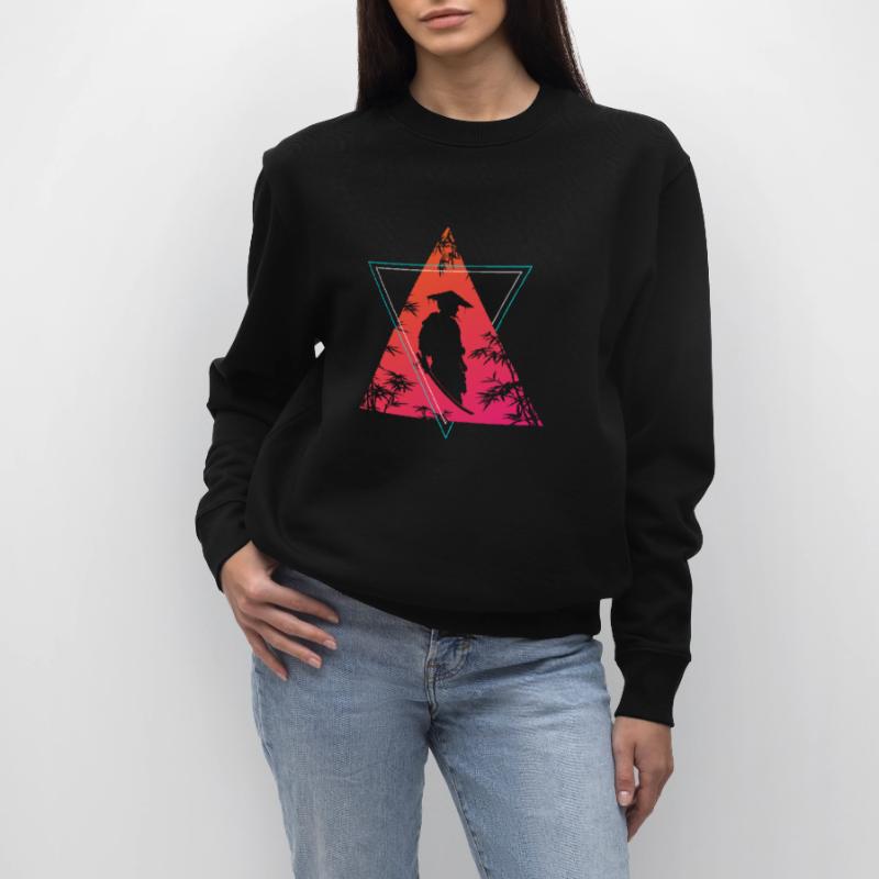 Neon Samurai Moderner Krieger Geist Stanley/Stella Unisex Bio-Sweatshirt CHANGER 