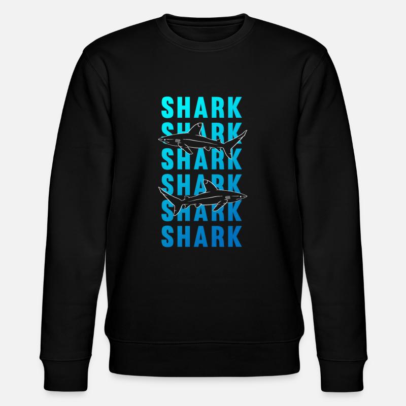 Mystérieux requin Ocean King cadeau - Sweat bio CHANGER Stanley/Stella Unisexe - noir