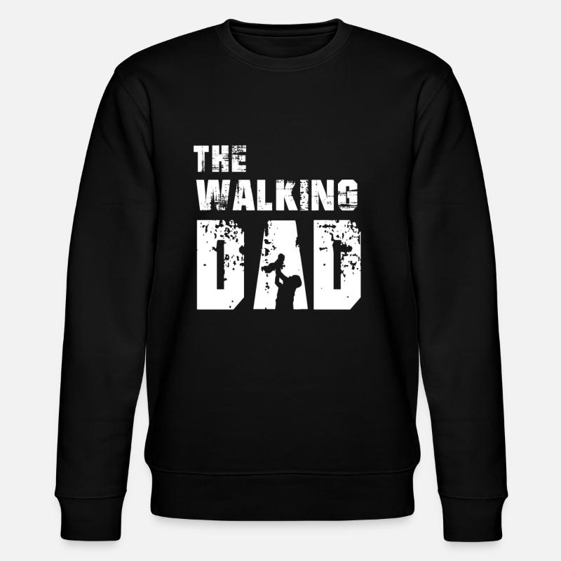Le papa qui marche - Sweat bio CHANGER Stanley/Stella Unisexe - noir