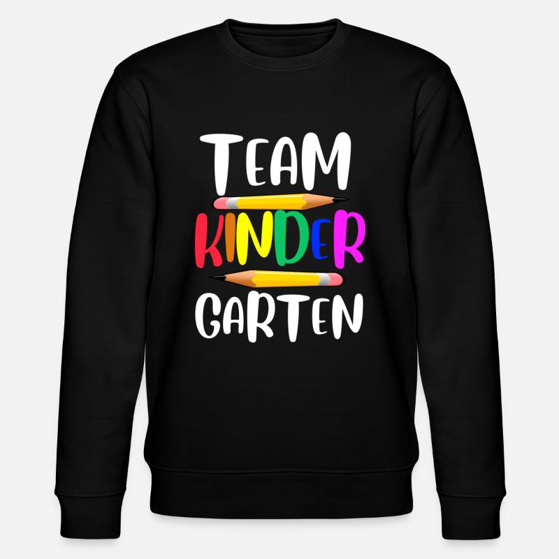 Team Kindergarten - Stanley/Stella Unisex Bio-Sweatshirt CHANGER - Schwarz