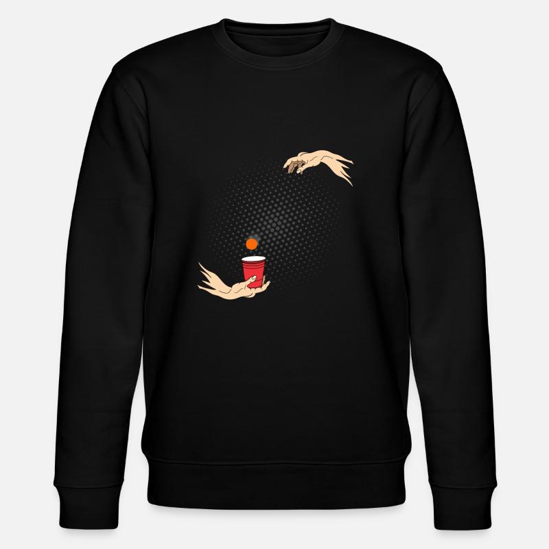 Michelangelo mains beerpong - Sweat bio CHANGER Stanley/Stella Unisexe - noir