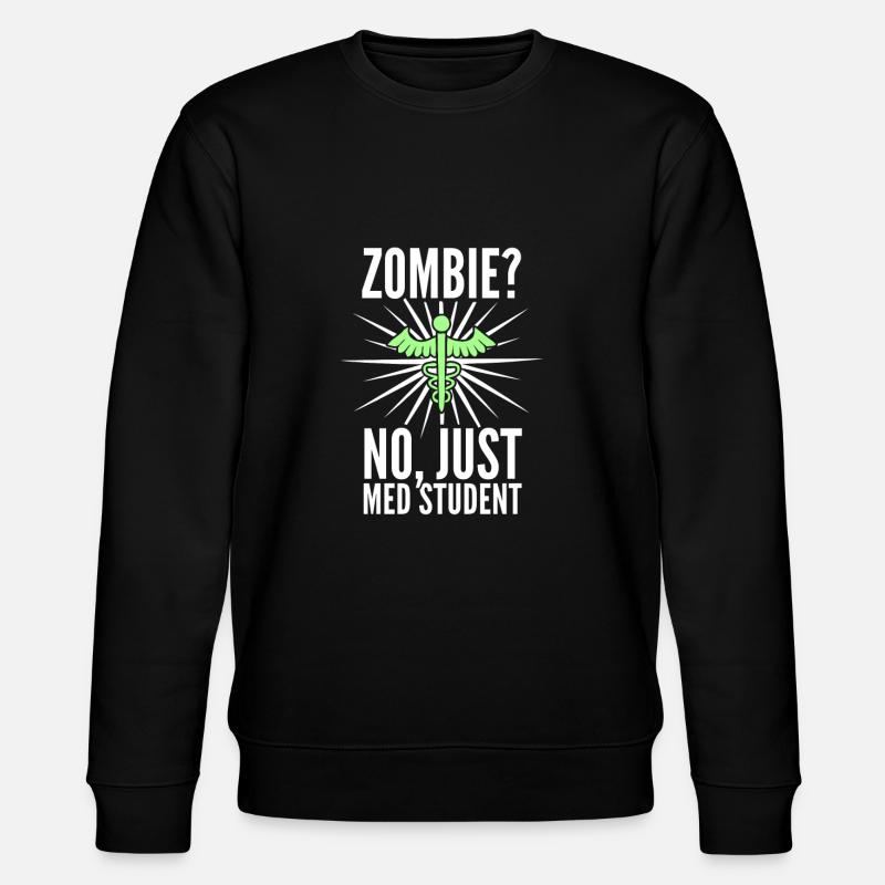 Medizinstudent Lustig Geschenk - Stanley/Stella Unisex Bio-Sweatshirt CHANGER  - Schwarz