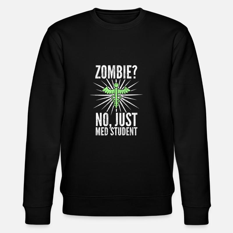 Medizinstudent Lustig Geschenk - Stanley/Stella Unisex Bio-Sweatshirt CHANGER  - Schwarz
