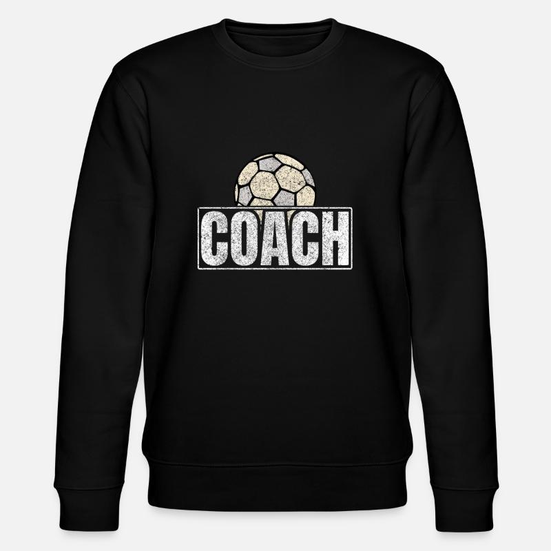 Fußball Coach - Stanley/Stella Unisex Bio-Sweatshirt CHANGER  - Schwarz